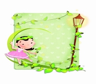 韩国儿童相框模板