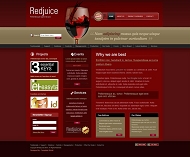 红酒广告html模板下载