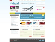 航空旅行html模板下载
