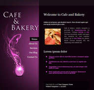 咖啡馆CSS网页模板