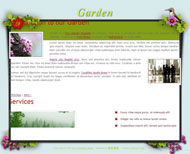 我们的花园CSS网页模板