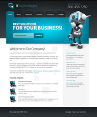 IT商业网站CSS网页模板