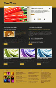 水果餐饮CSS网页模板