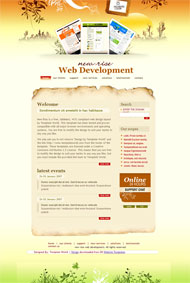 Web开发CSS网页模板