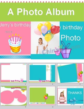 生日快乐ppt模板下载