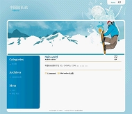 Wordpress Snowboarder模板