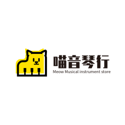 喵音琴行logo
