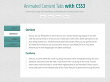 CSS3内容标签切换效果