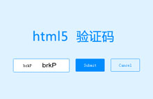 html5点击刷新验证码特效