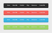 CSS3 3D效果网站导航菜单