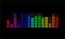 纯CSS3音乐均衡器动画特效