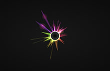 HTML5 Canvas射线能量光圈动画