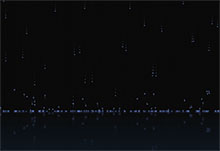 HTML5 Canvas雨滴掉落特效