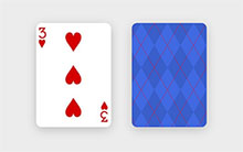 css3扑克卡片随机翻转特效