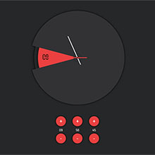 HTML5圆盘时钟自定义设置代码