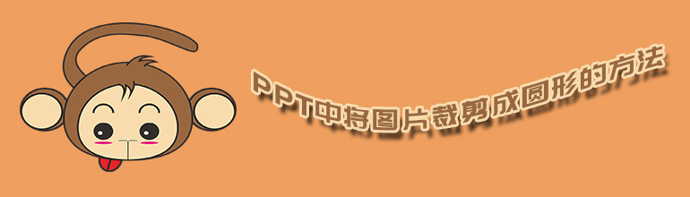 PPT中将图片裁剪成圆形的方法