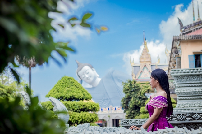 亚洲柬埔寨美女侧颜图片