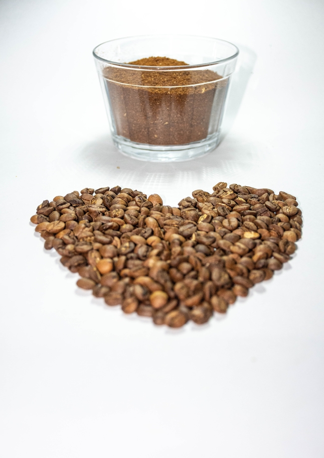 咖啡粉咖啡豆图片