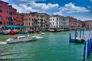 威尼斯大运河城市景观图片