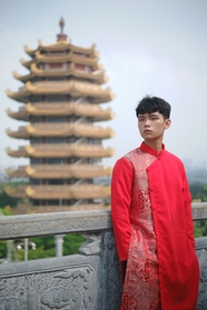 中国传统服饰帅哥写真图片
