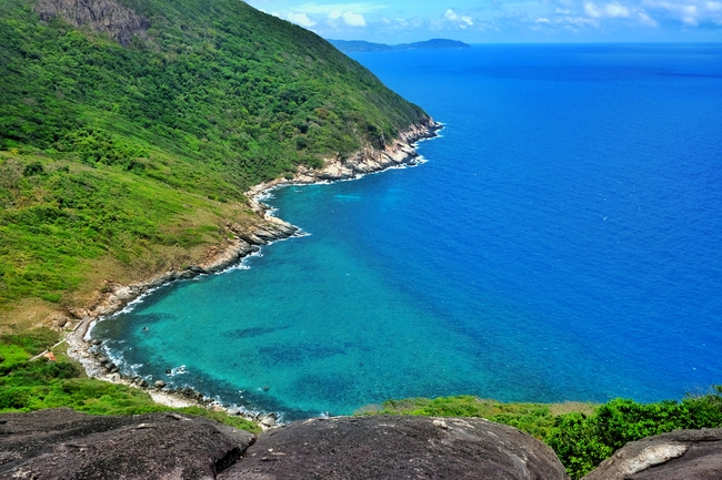 越南蓝色海岸风景图片