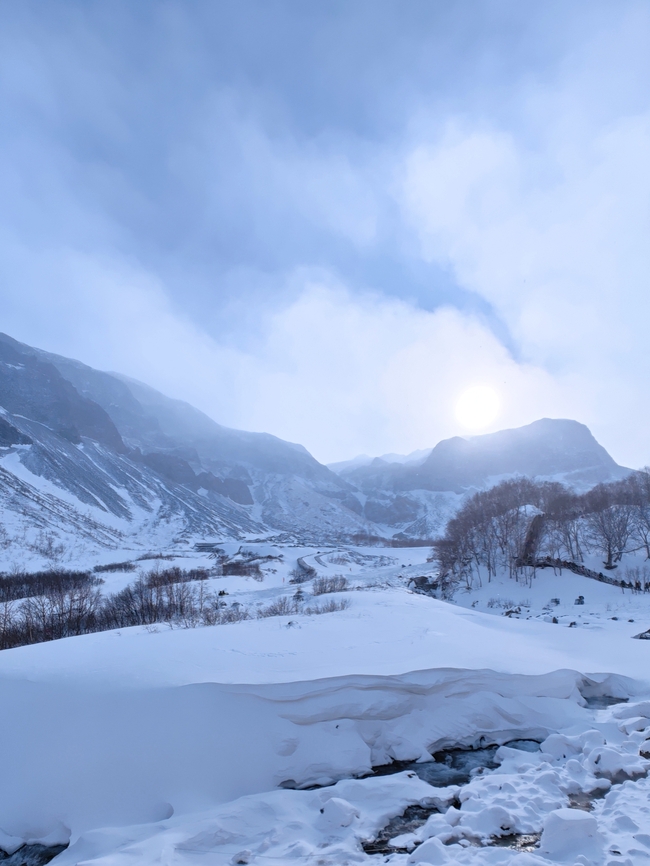 冬季长白山雪景图片