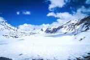冬季阿尔卑斯山脉风光摄影图片