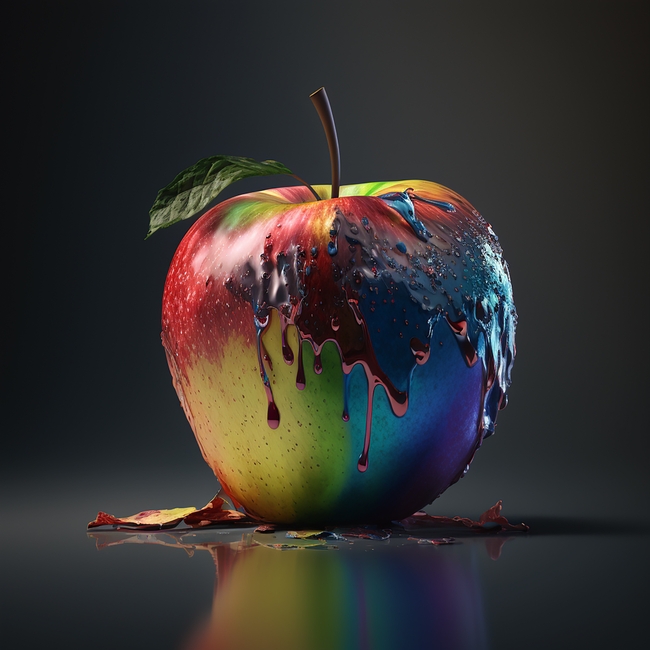 超现实主义苹果创意摄影图片