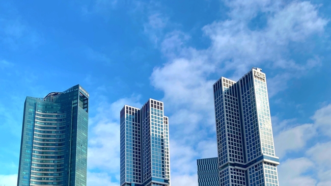 韩国汉城高楼大厦建筑摄影图片