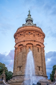 德国水塔喷泉古建筑图片