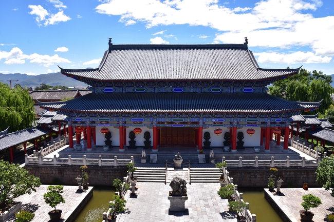 亚洲云南中式传统建筑图片
