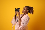 非洲黑人摄影师美女写真图片