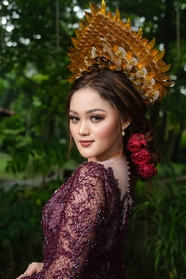 印度尼西亚新娘美女图片