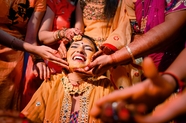 印度婚礼文化场景摄影图片
