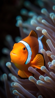 热带海底世界海葵小丑鱼图片