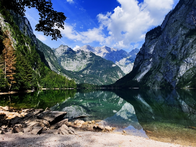 德国国王湖山水风景图片