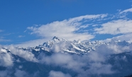 冬季喜马拉雅雪域高山摄影图片