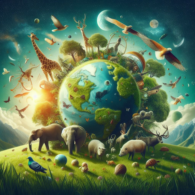 世界地球日保护地球家园插画设计图片大全