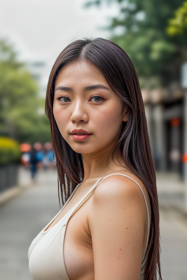 亚洲街头街拍性感美女图片下载