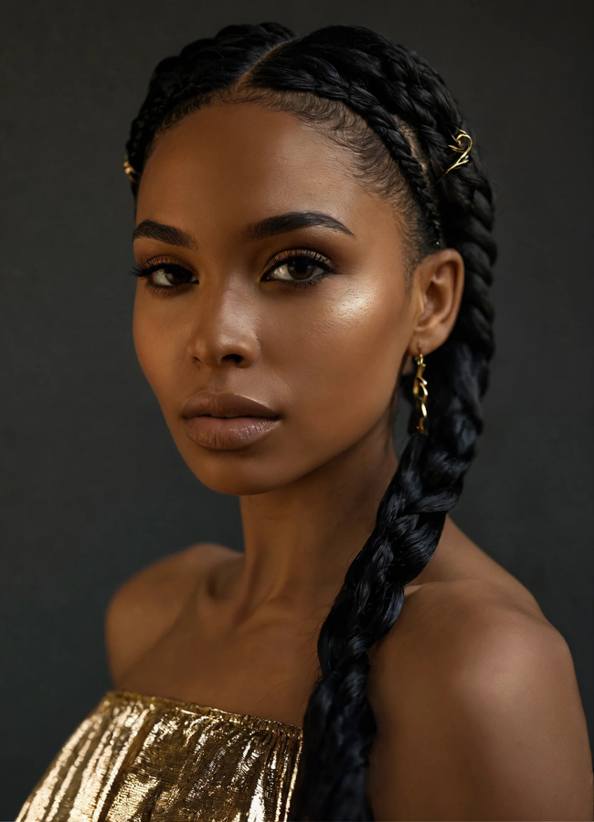 非洲黑人美女摄影写真图片下载