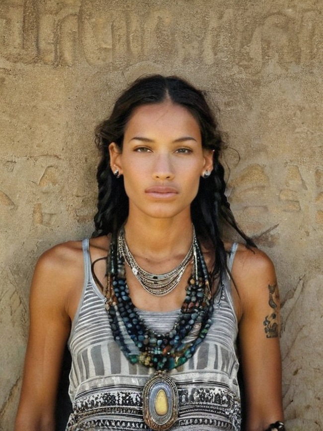 非洲部落素颜女孩肖像写真精美图片