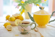 夏日柠檬茶水饮品图片