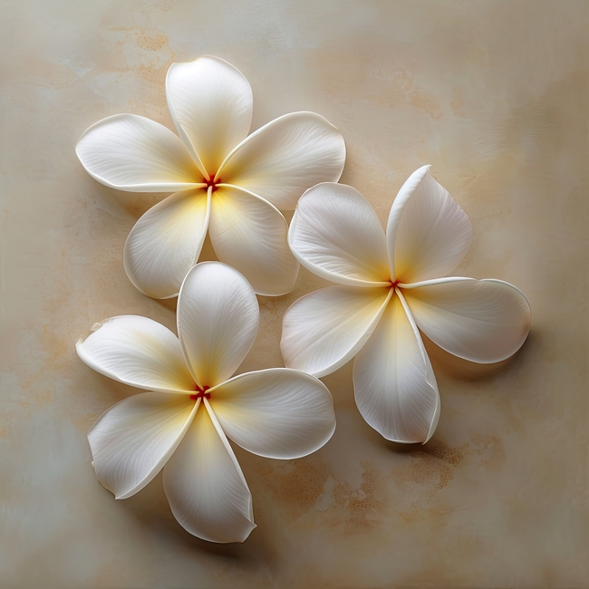 白色热带花卉花瓣摄影图片