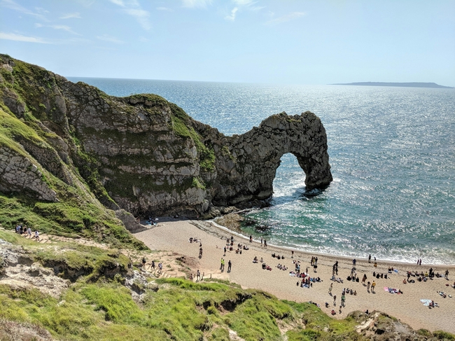 英国海岸沙滩风光摄影图片