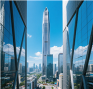 繁华大都市地标建筑摄影图片