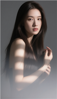 高级感模特光影艺术写真图片