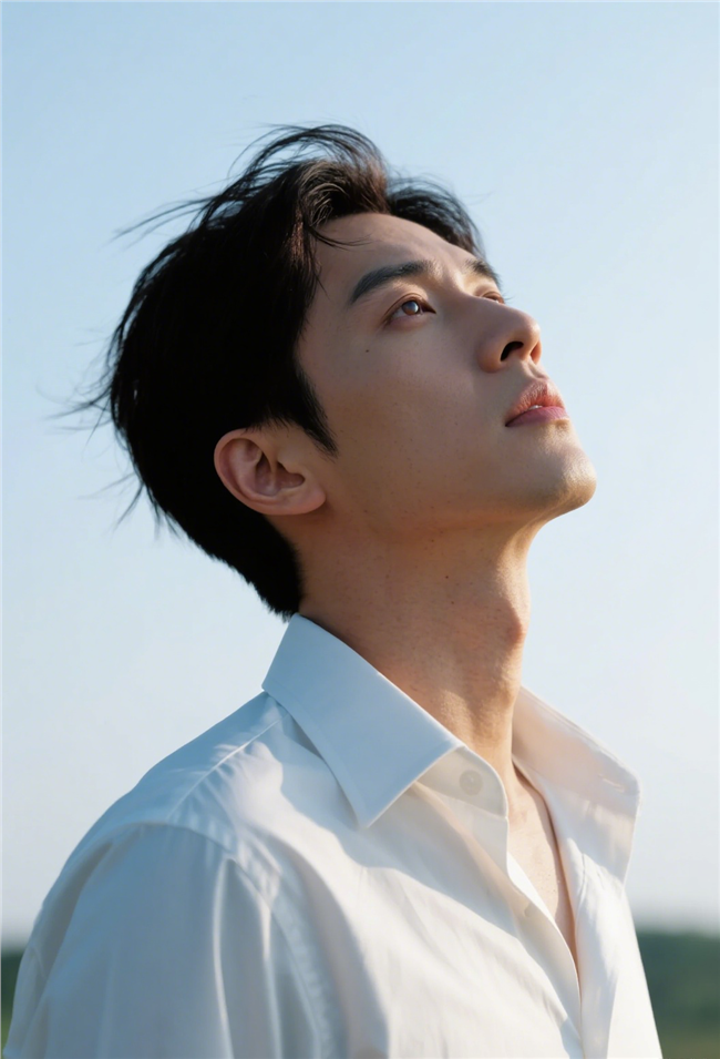 电影写真风格帅哥摄影图片