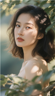 唯美性感锁骨美女氛围感摄影图片