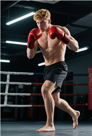 欧美拳击运动帅哥摄影图片