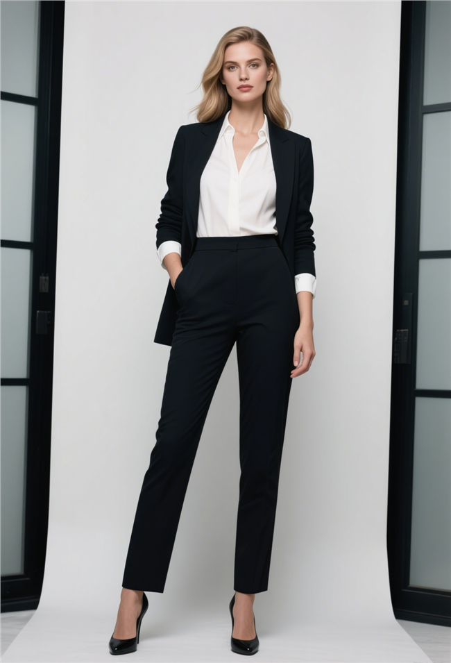 欧美时尚职场商务美女写真图片